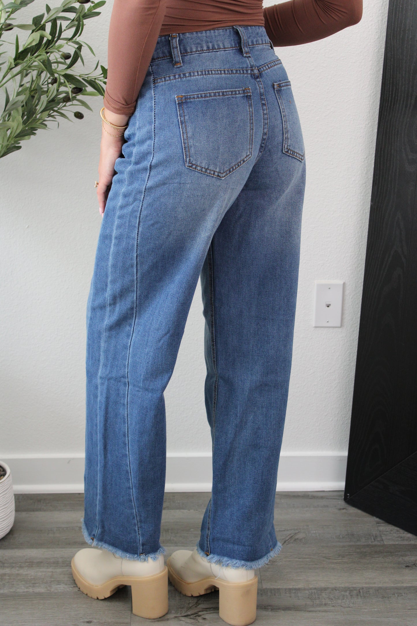Easy Going Straight Leg Jeans