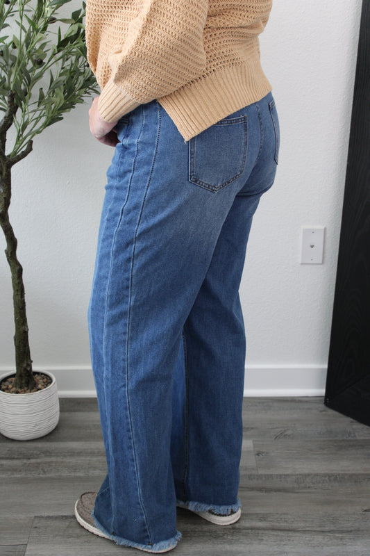 Easy Going Straight Leg Jeans