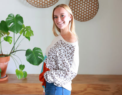 Jolene Wild Harmony Colorblock Sweater