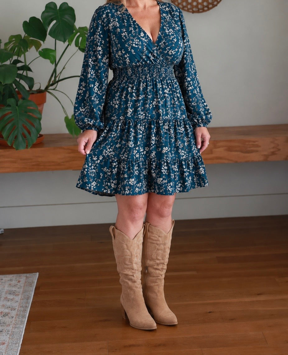Elara-Floral-Smocked-Dress