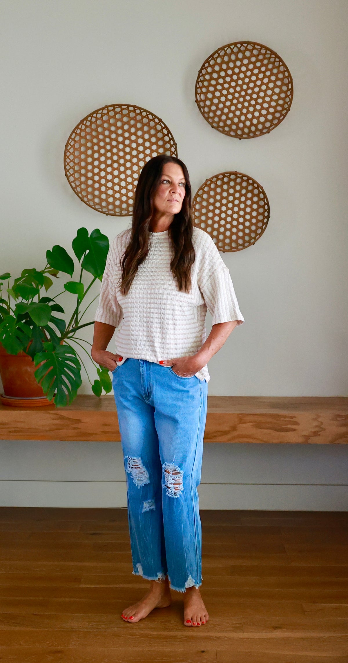Sierra Sandbar Stripe Top