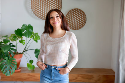 Danica Stripe Knit Top