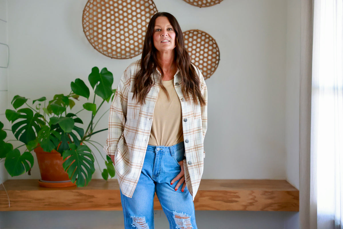 Naomi Cozy Plaid Shacket