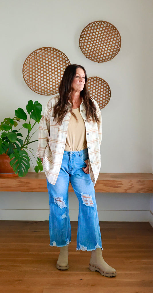 Naomi Cozy Plaid Shacket