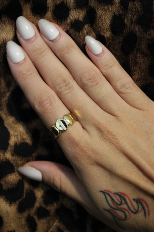 Need You Statement Adjustable Ring: Gold