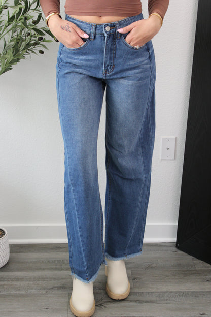 Easy Going Straight Leg Jeans