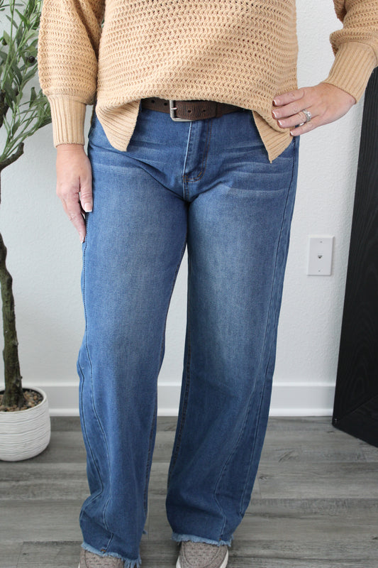 Easy Going Straight Leg Jeans