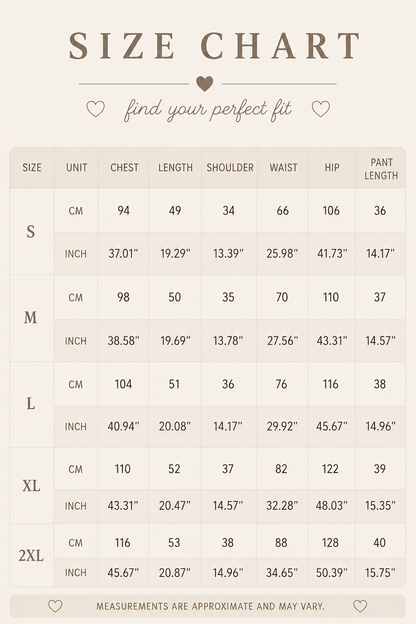 Put Together Two Piece Set